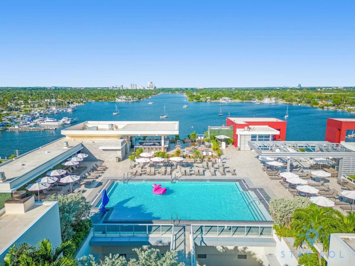 Rooftop Pool & Hot Tub - Gym - Hollywood Beach Zewnętrze zdjęcie