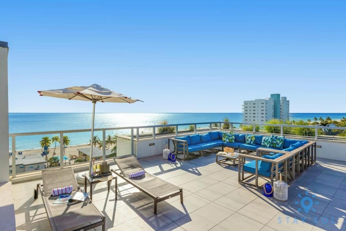 Rooftop Pool & Hot Tub - Gym - Hollywood Beach Zewnętrze zdjęcie