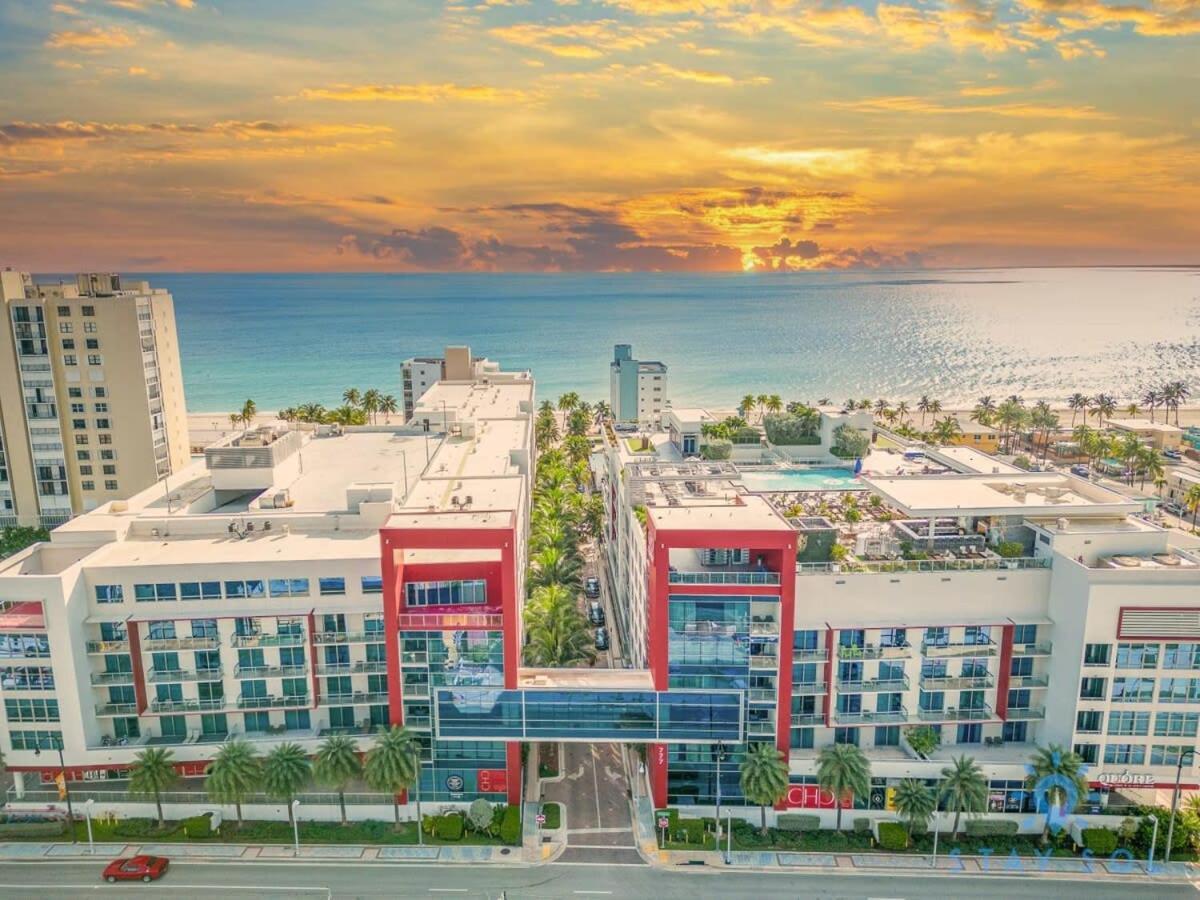 Rooftop Pool & Hot Tub - Gym - Hollywood Beach Zewnętrze zdjęcie