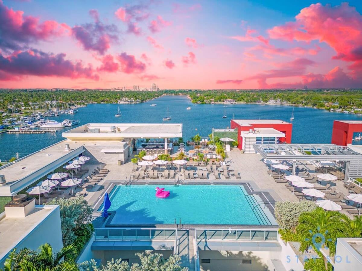 Rooftop Pool & Hot Tub - Gym - Hollywood Beach Zewnętrze zdjęcie