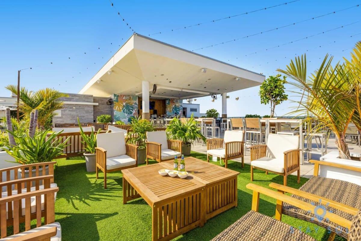 Rooftop Pool & Hot Tub - Gym - Hollywood Beach Zewnętrze zdjęcie